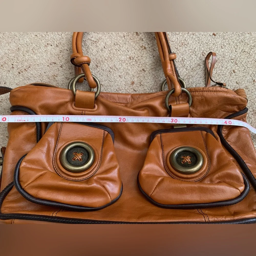 Mimco Tan Leather Shoulder Bag - Picture 9 of 9